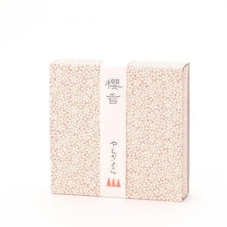 Japanese Incense Cones Gift Set, Cherry Blossom Patterned Box - Scents of Japan