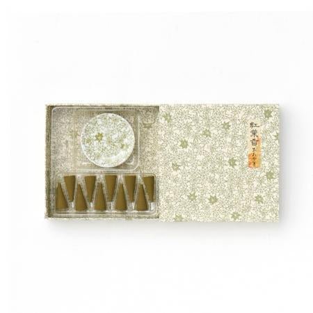 Japanese Incense Cones Gift Set, Green Willow - Scents of Japan