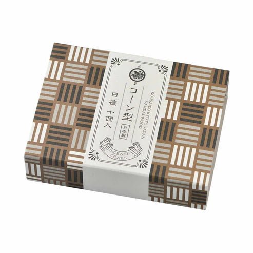 Japanese Incense Cones Gift Set, Sandalwood - Scents of Japan