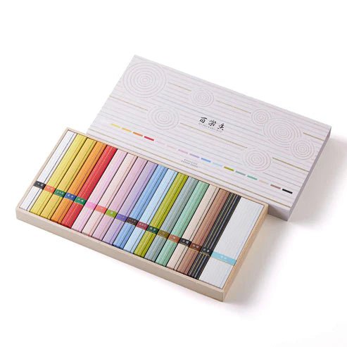 Japanese Incense Gift Set, Hyakurakuko, 17 Assorted Scents - Scents of Japan