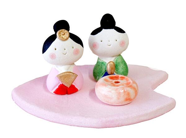 Japanese Incense Holder, Hina Dolls - Scents of Japan