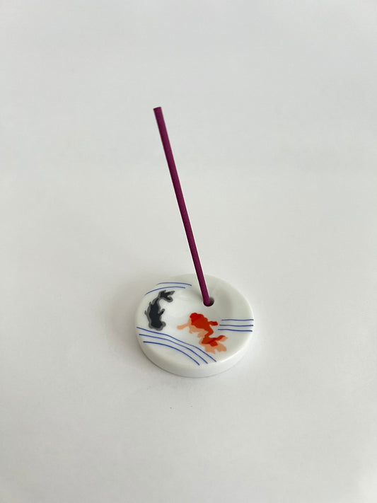 Japanese Incense Holder, Small Goldfish - Scents of Japan