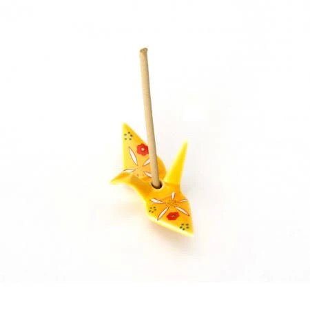 Japanese Incense Holder, Yellow Crane - Scents of Japan