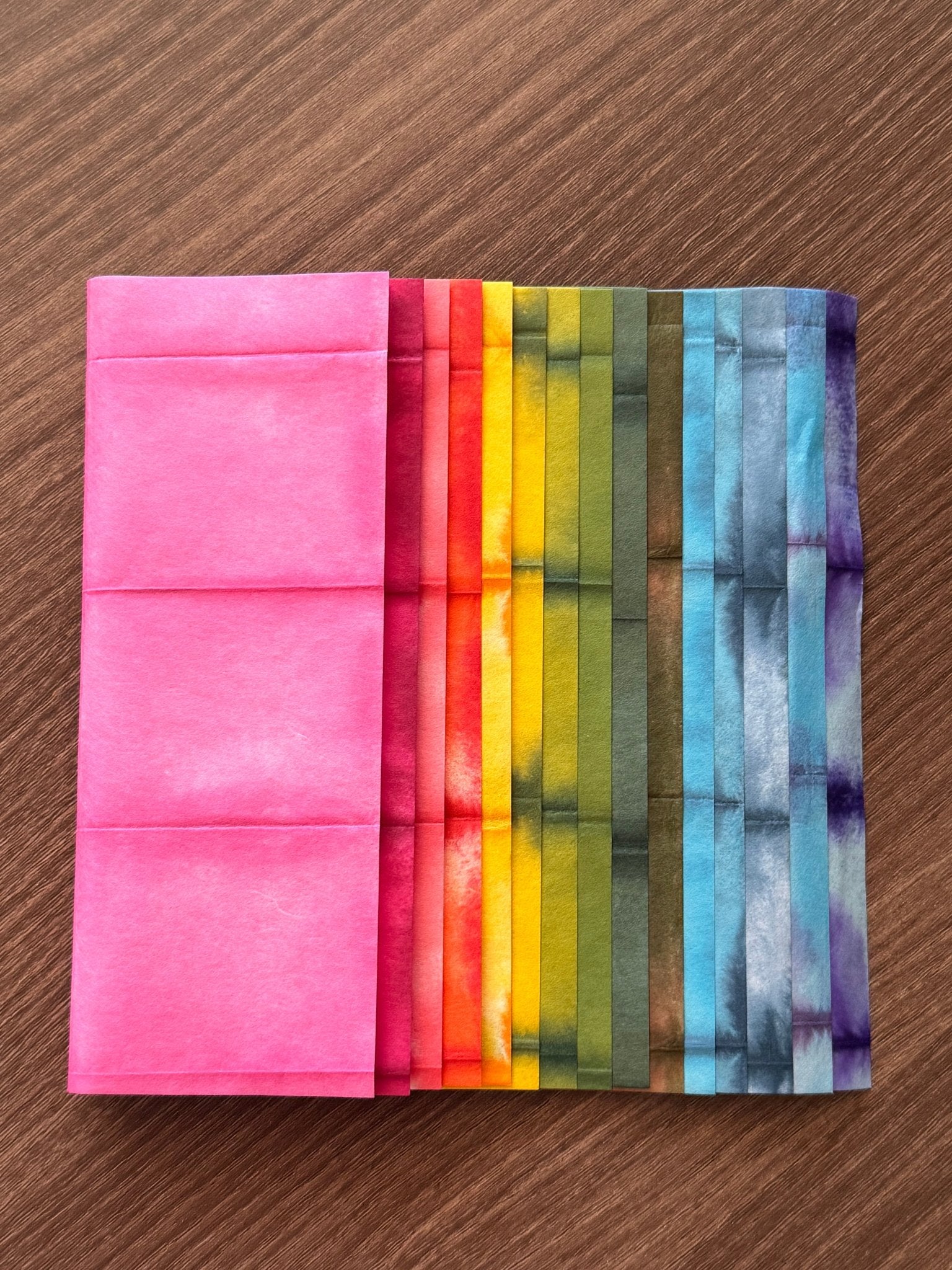 Japanese Itajime Hand - Dyed Washi Paper - Scents of Japan