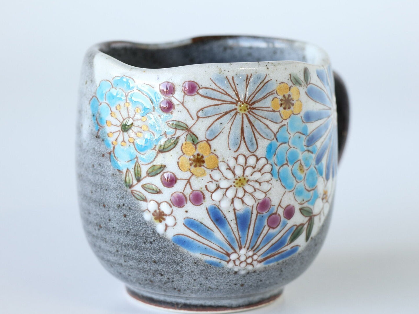 Japanese Kutani Ware Mug Set, Hana - Scents of Japan