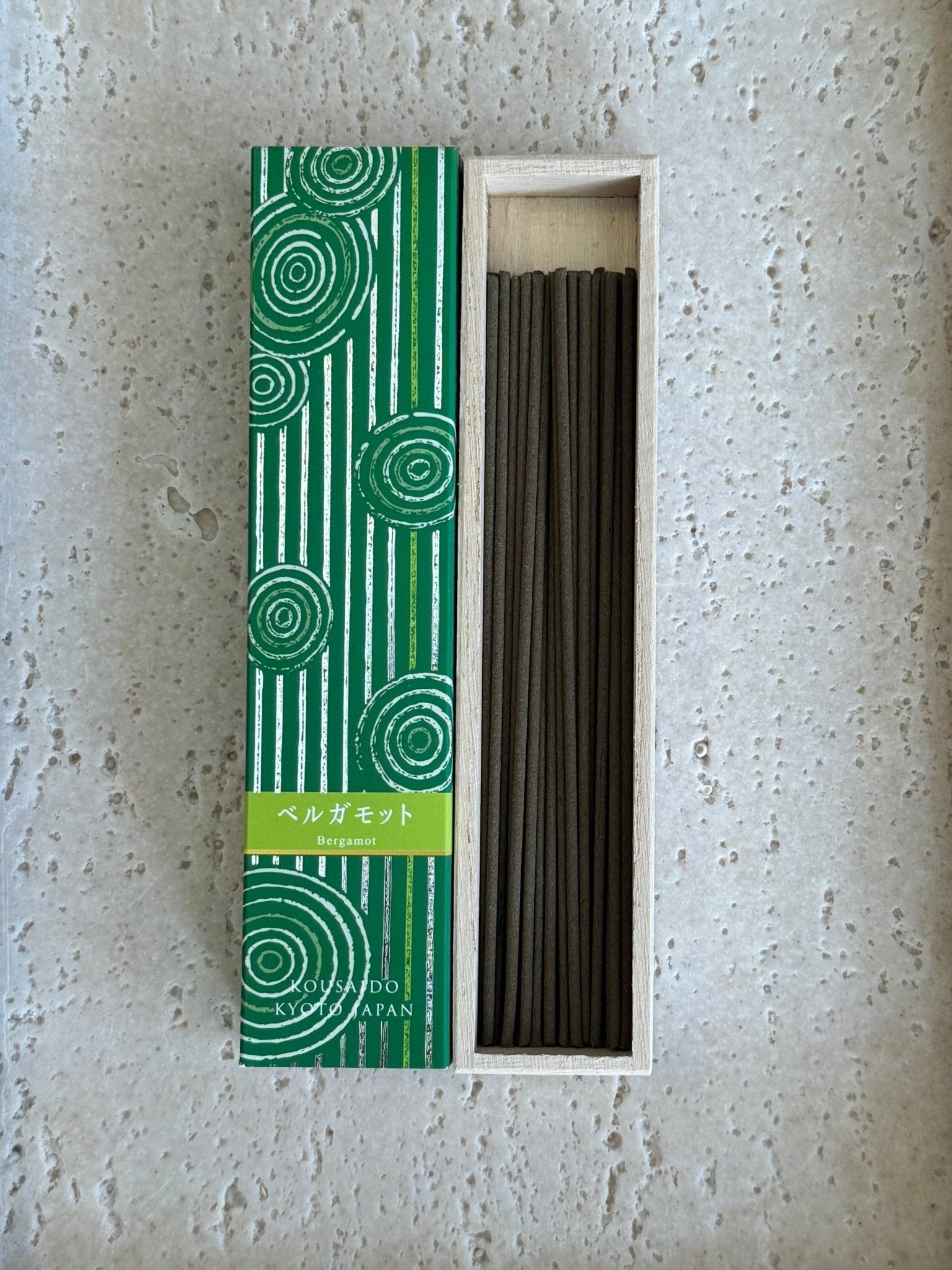 Japanese Long Incense Sticks, Hyakurakuka, Bergamot - Scents of Japan