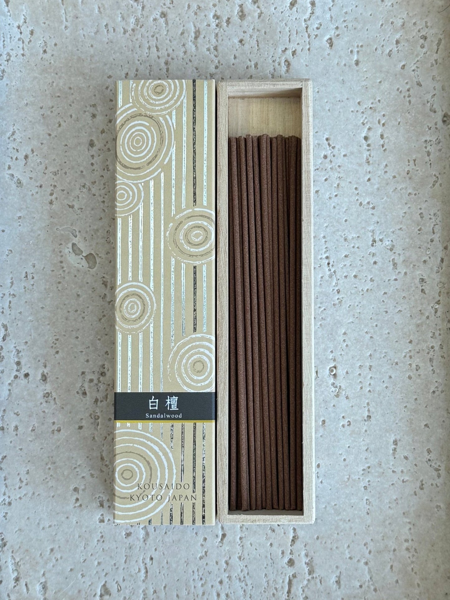 Japanese Long Incense Sticks, Hyakurakuka, Sandalwood - Scents of Japan