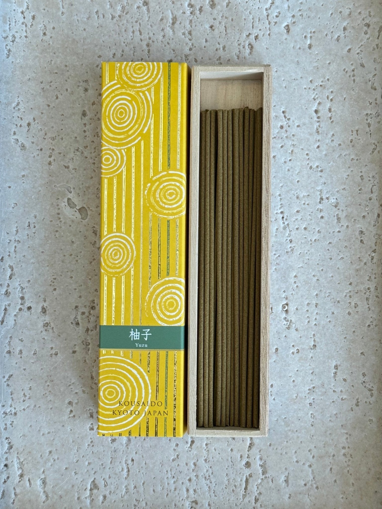 Japanese Long Incense Sticks, Hyakurakuka, Yuzu - Scents of Japan