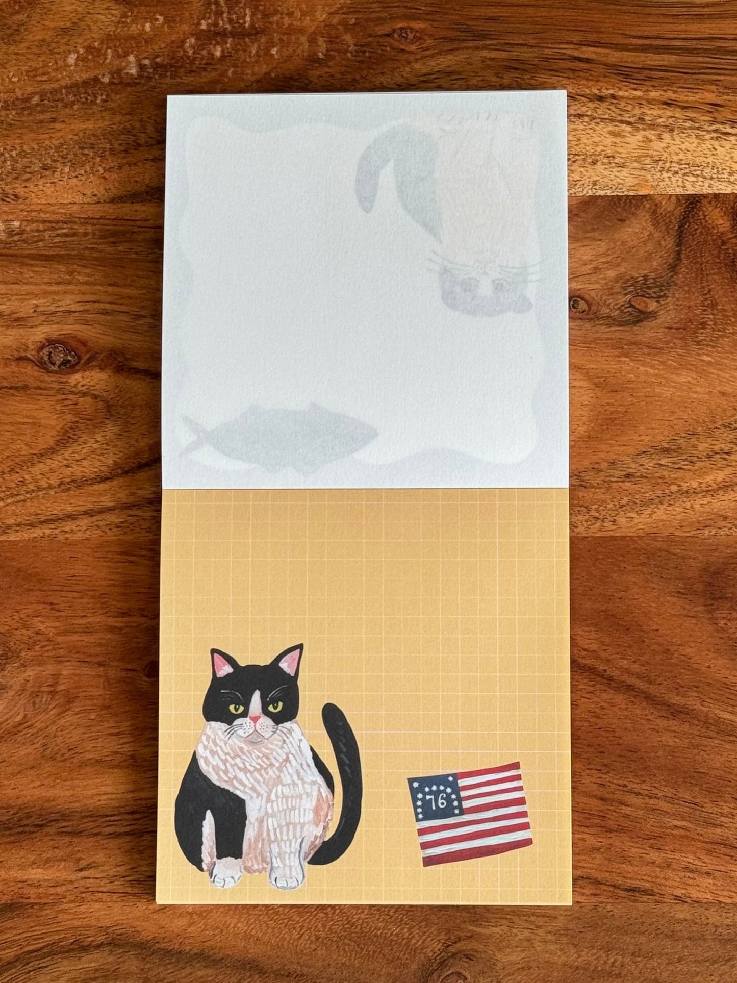 Japanese Memo Pad, Cat & Memo Pad, Green - Scents of Japan