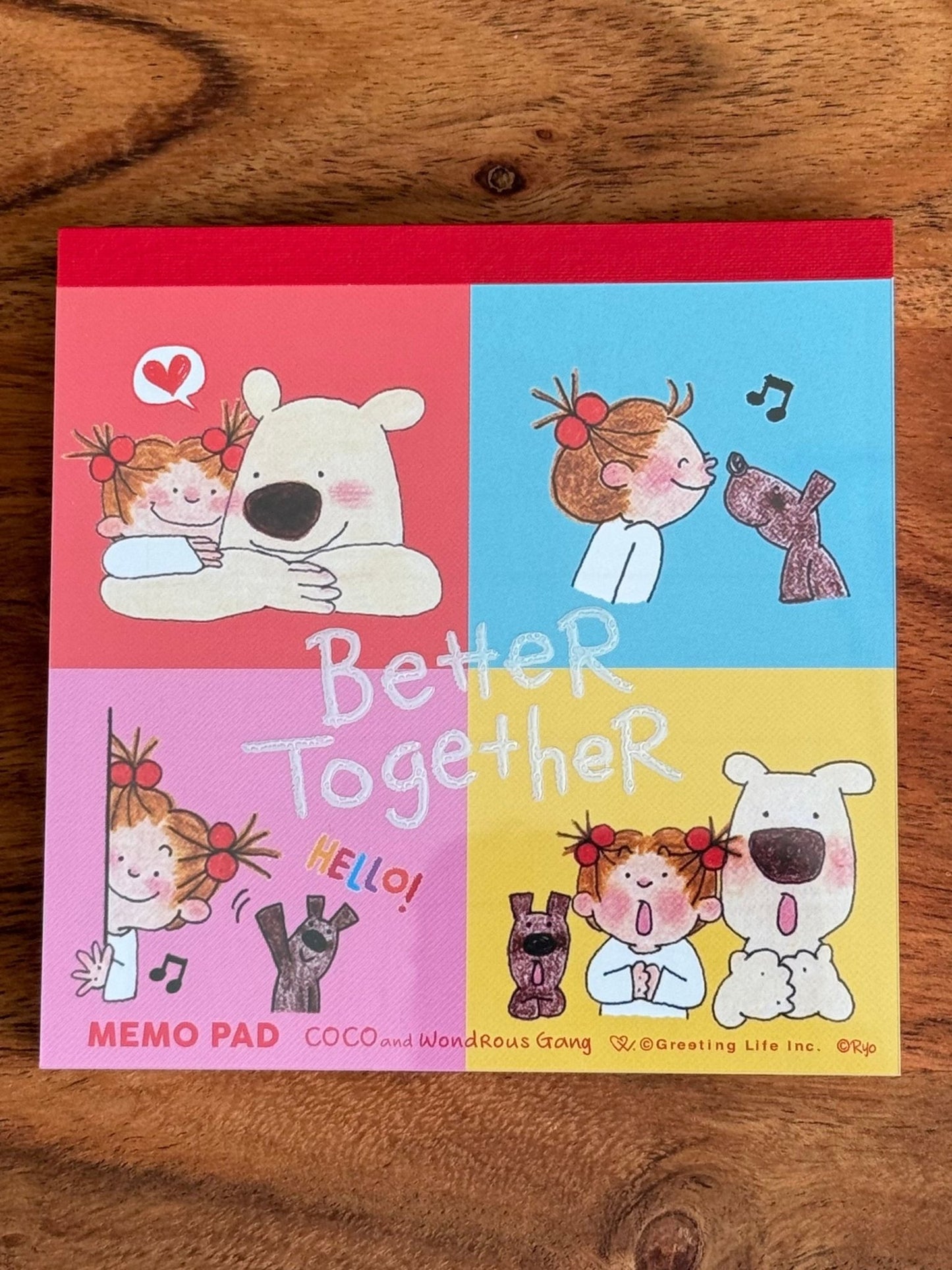Japanese Memo Pad, Coco, Better Together - Scents of Japan