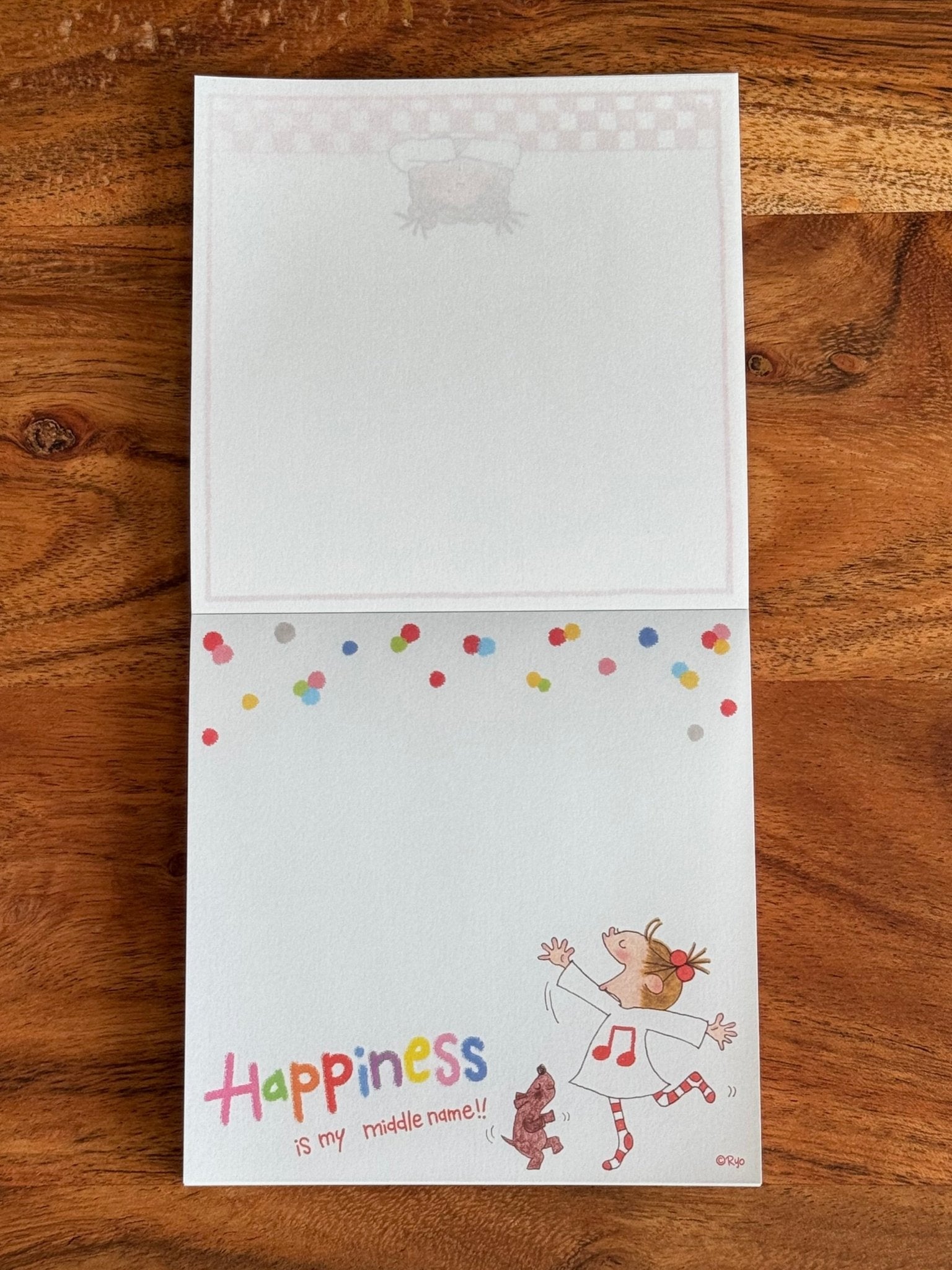 Japanese Memo Pad, Coco, Happiness Is My Middle Name - Scents of Japan
