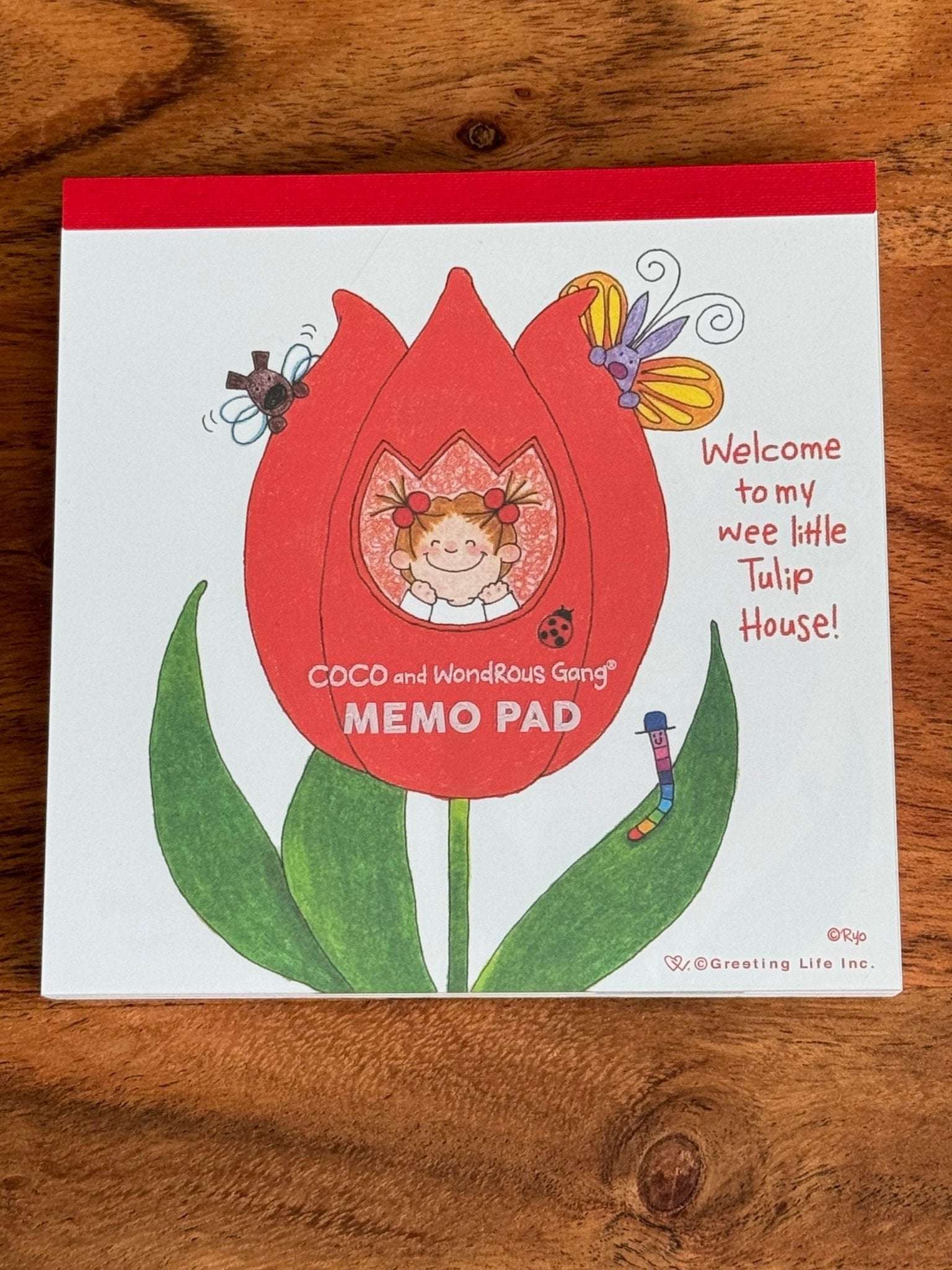 Japanese Memo Pad, Coco In A Flower - Scents of Japan