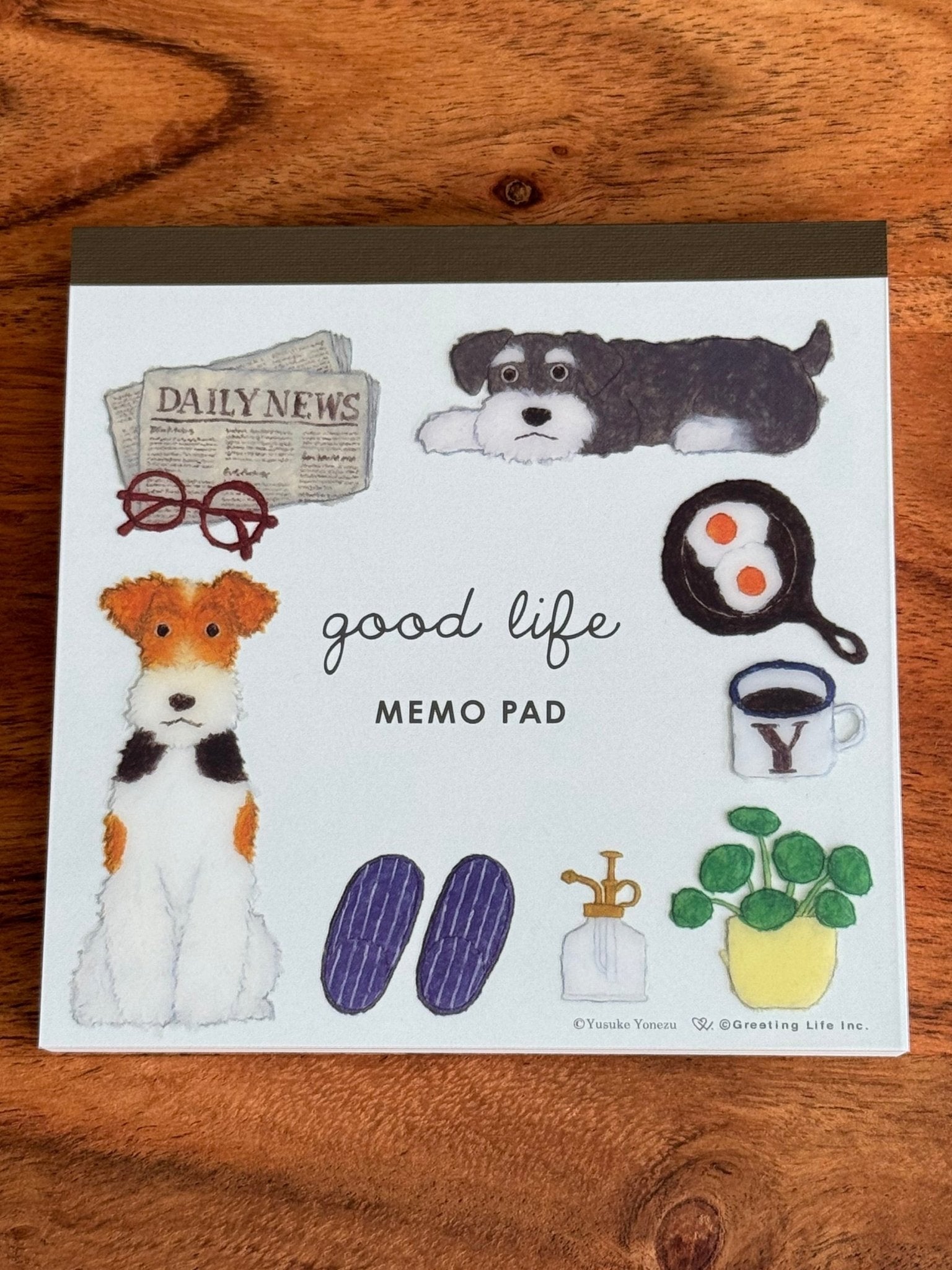 Japanese Memo Pad, Good Life Dogs - Scents of Japan