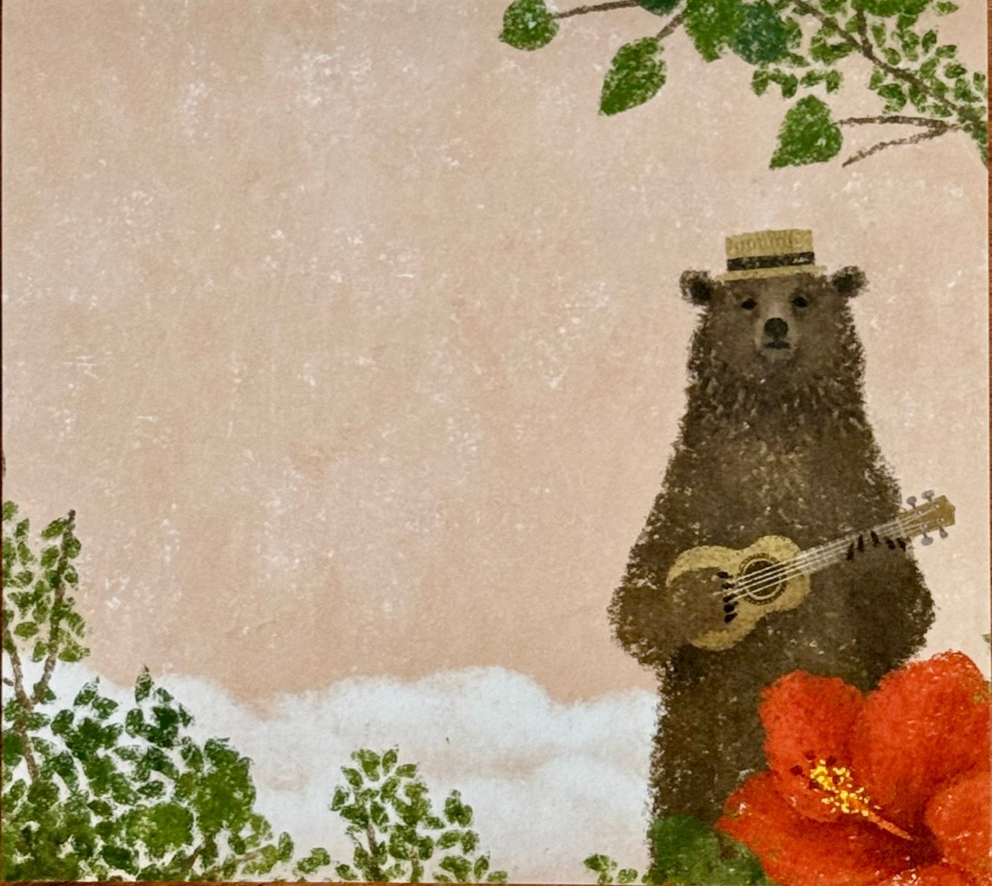 Japanese Memo Pad, Humming Bear - Scents of Japan