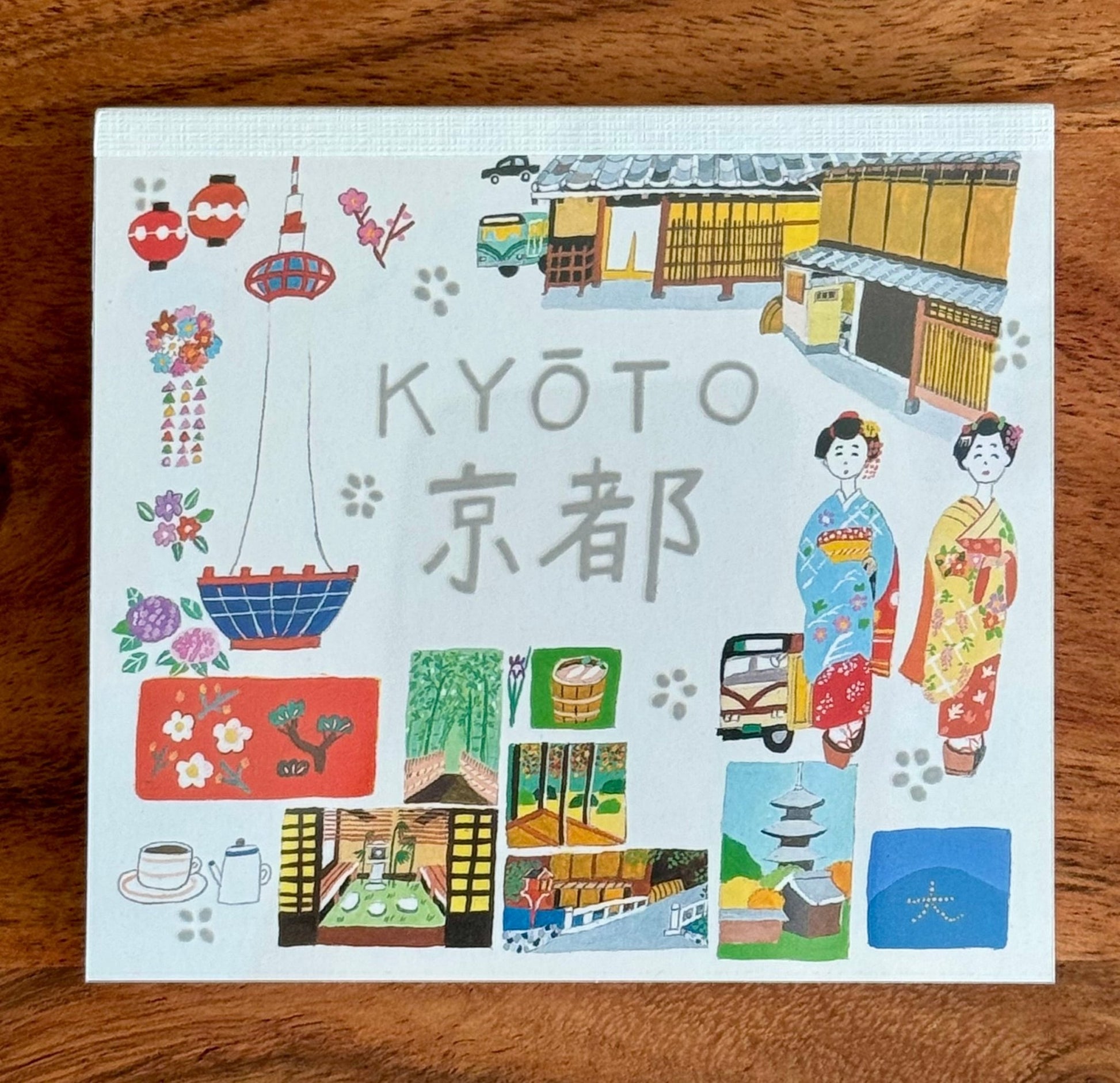 Japanese Memo Pad, Kyoto - Scents of Japan