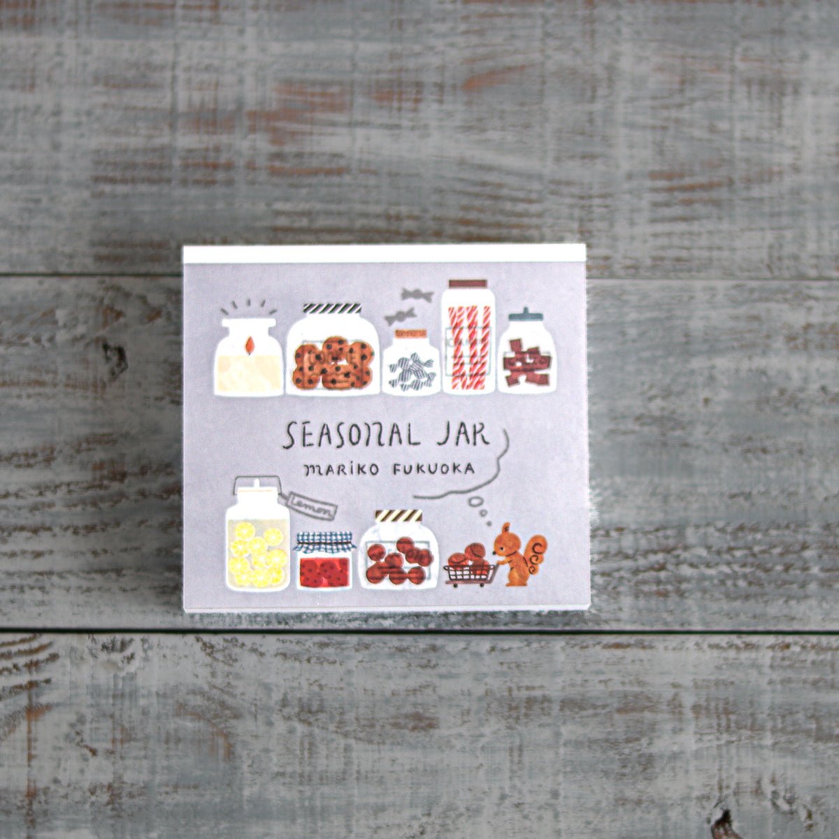 Japanese Memo Pad, Seasonal Jars - Scents of Japan