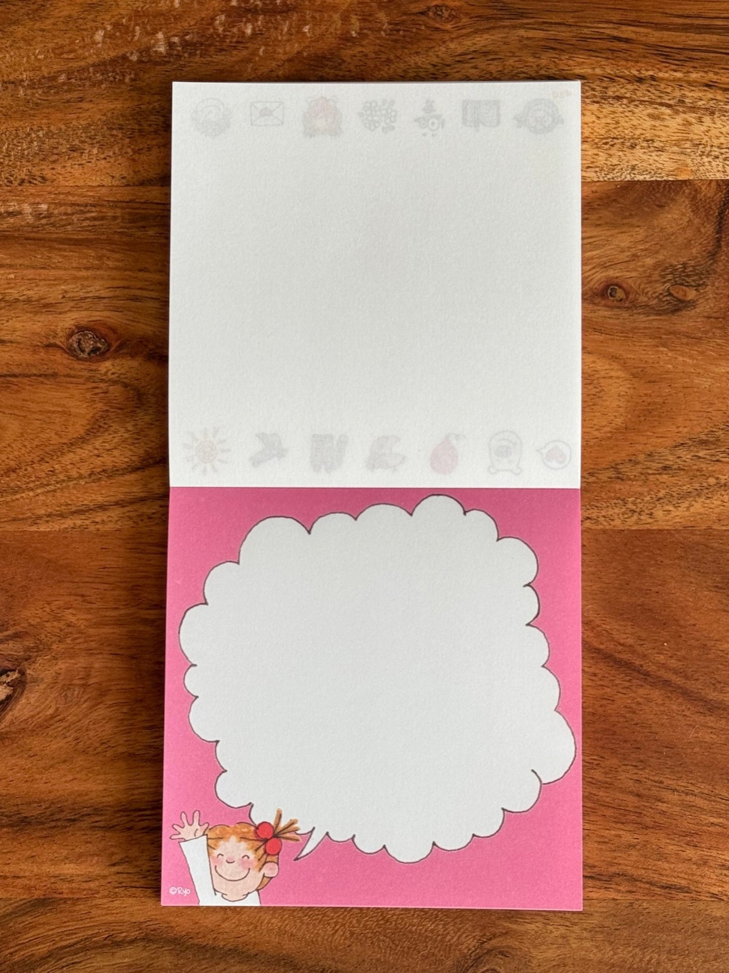 Japanese Memo Pad, Small, Coco & Friends, Yellow Cover - Scents of Japan