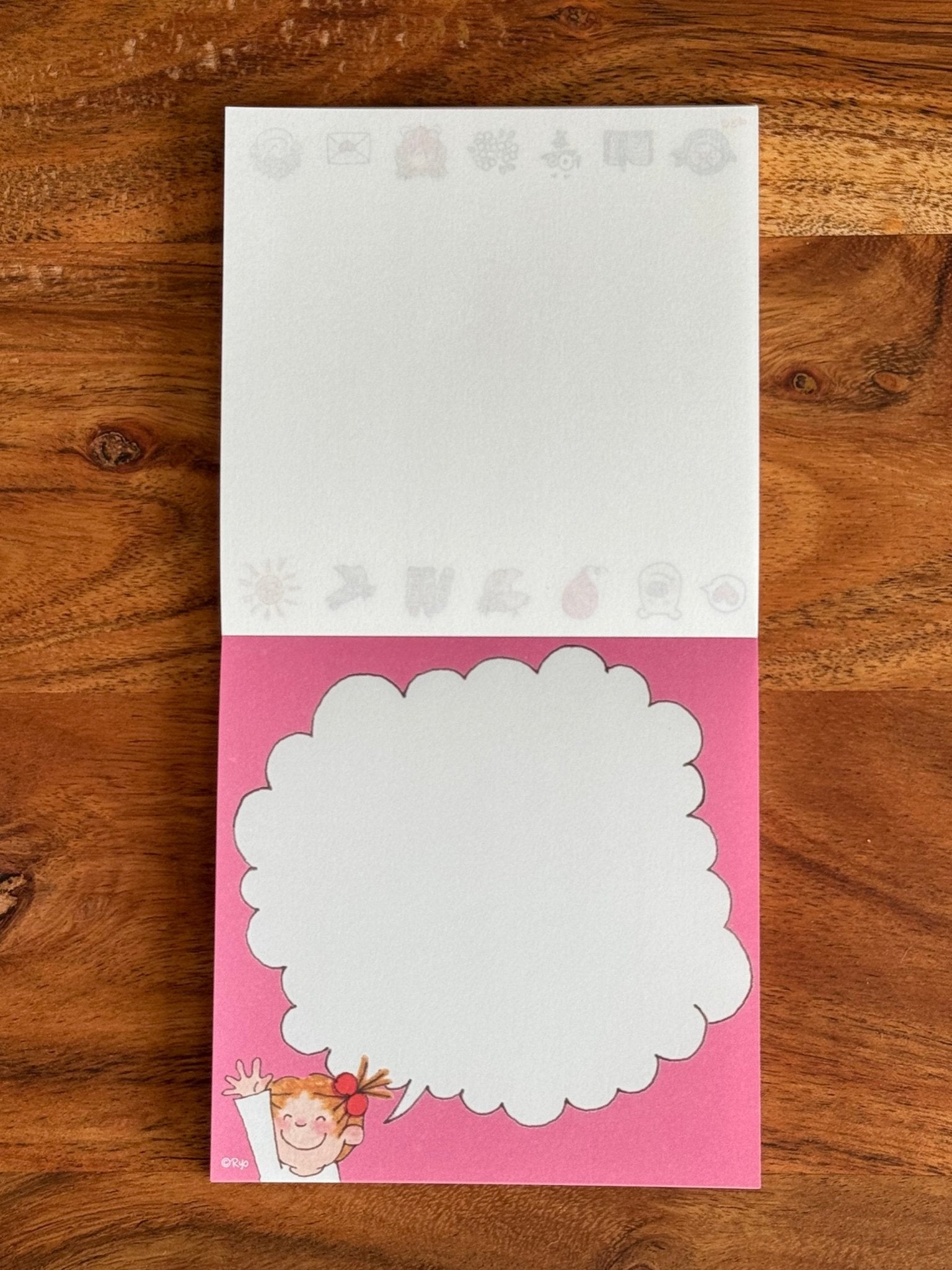 Japanese Memo Pad, Small, Coco & Friends, Yellow Cover - Scents of Japan