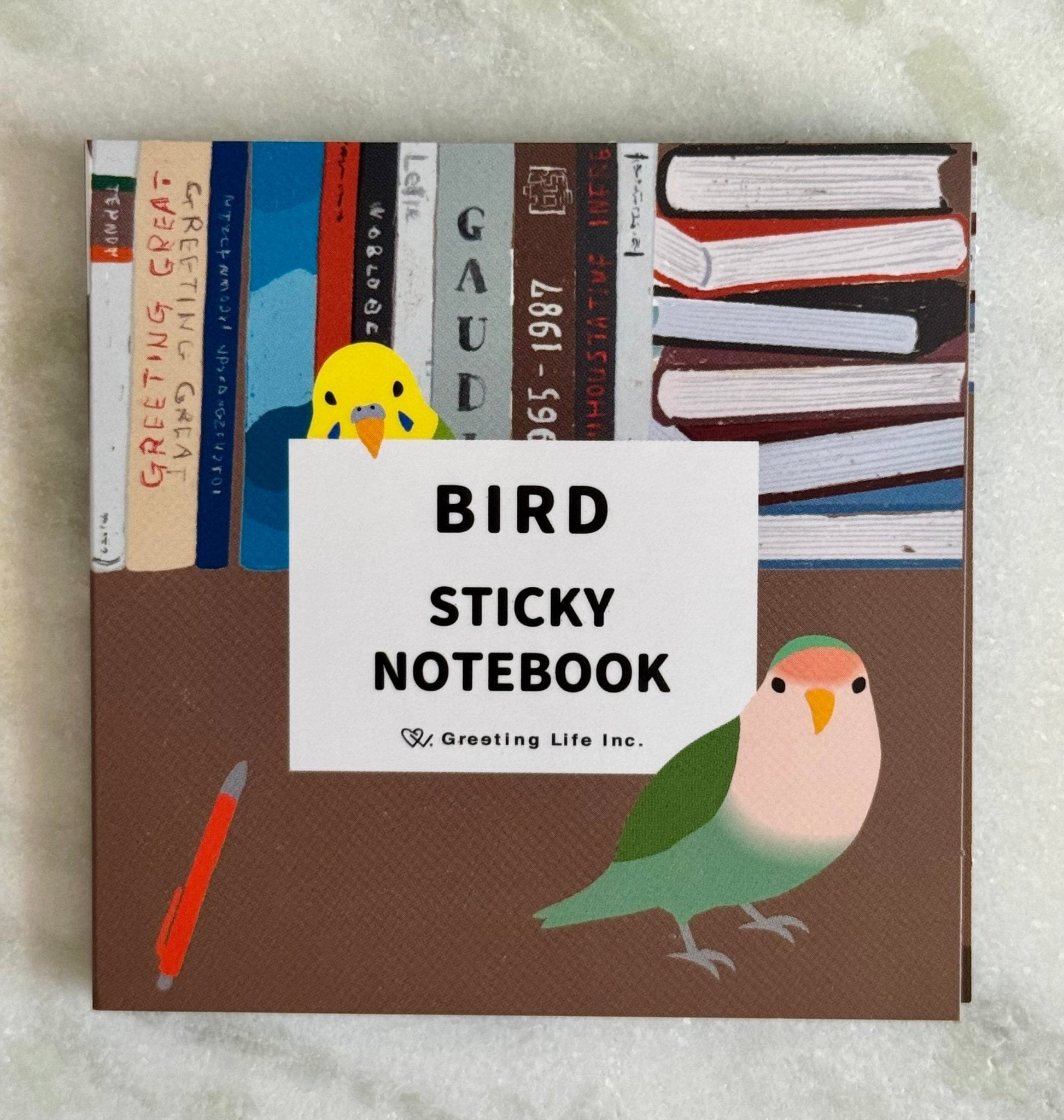 Japanese Mini Memo Sticky Notes, Birds - Scents of Japan