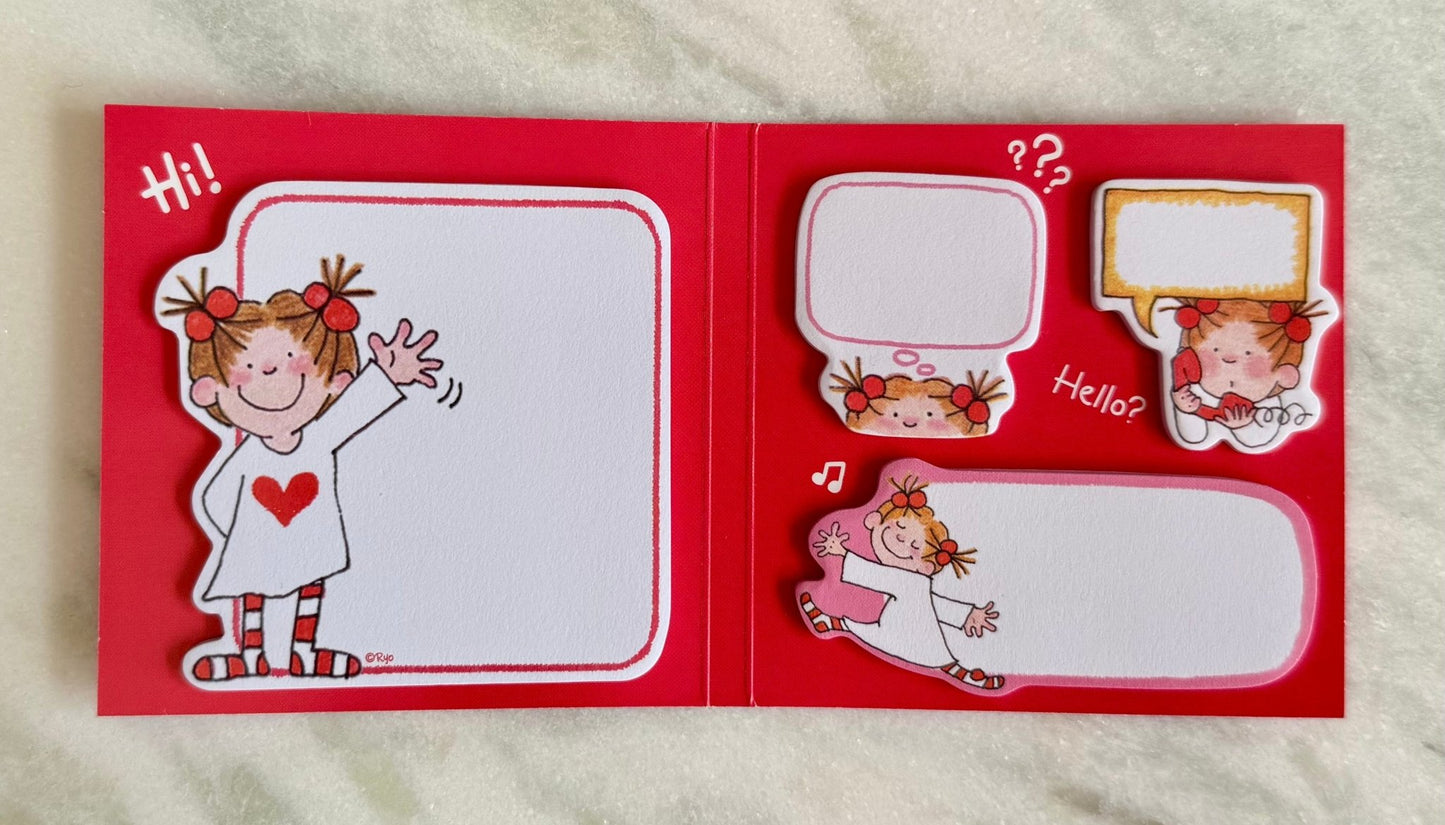 Japanese Mini Memo Sticky Notes, Coco & Heart - Scents of Japan