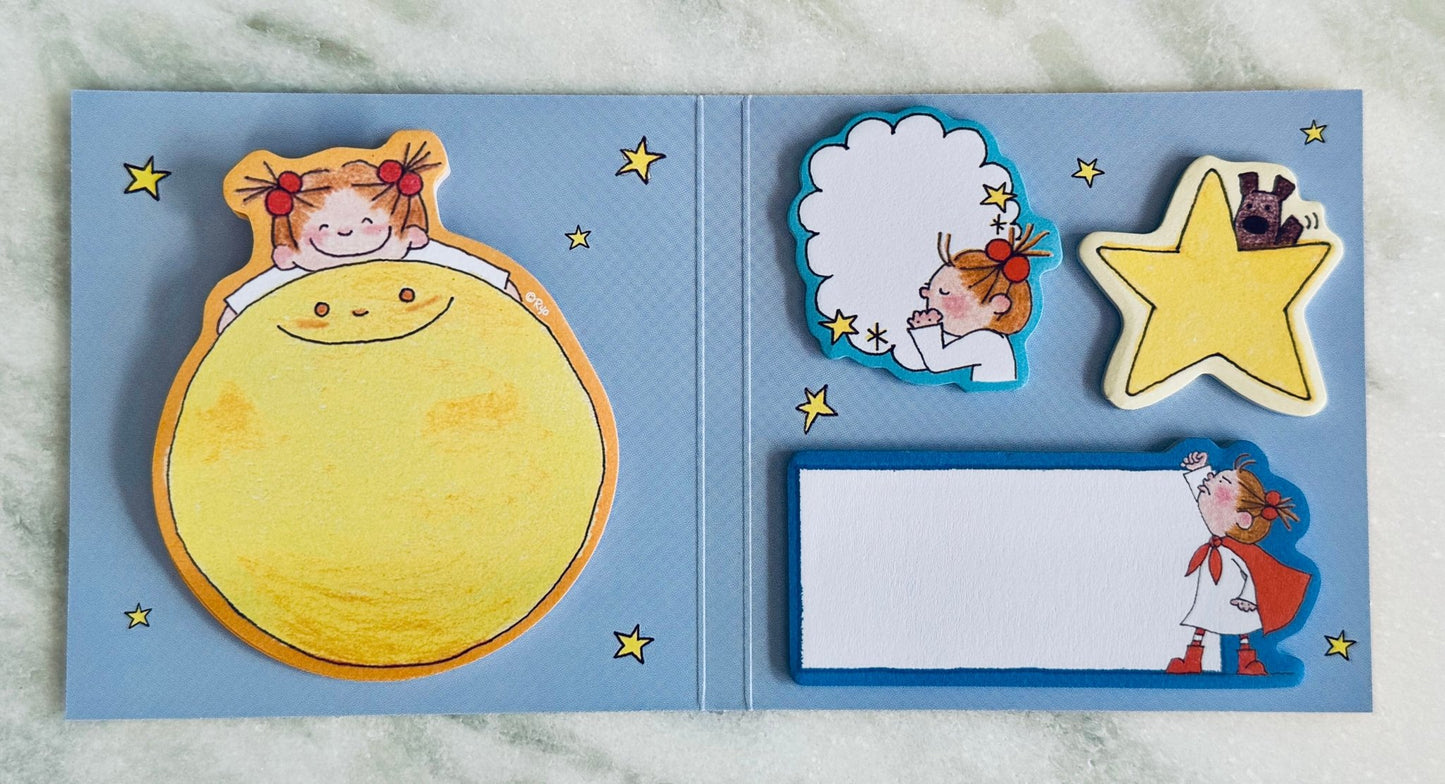Japanese Mini Memo Sticky Notes, Coco On The Sun - Scents of Japan