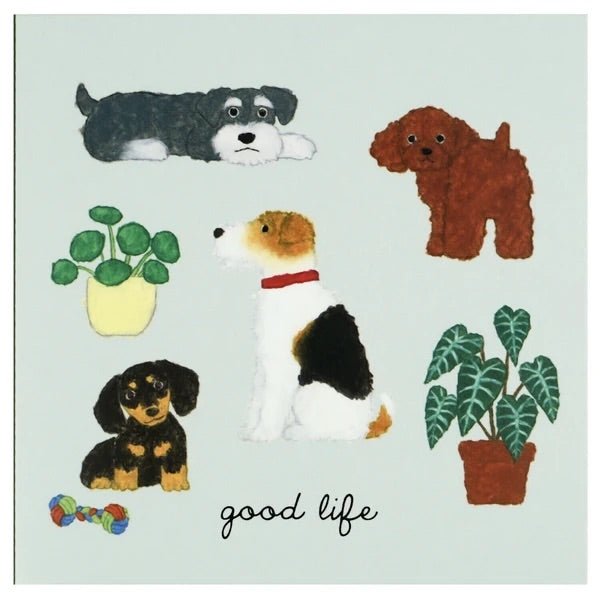 Japanese Mini Memo Sticky Notes, Good Life Dogs - Scents of Japan