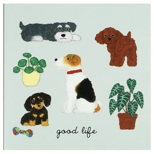 Japanese Mini Memo Sticky Notes, Good Life Dogs - Scents of Japan