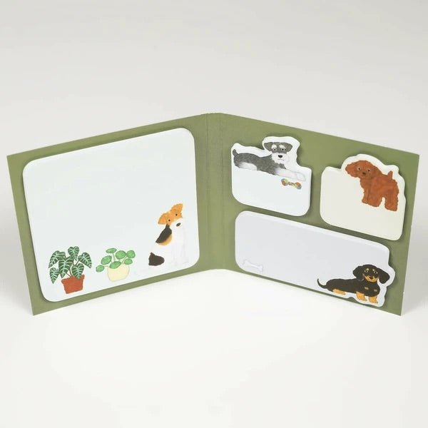 Japanese Mini Memo Sticky Notes, Good Life Dogs - Scents of Japan