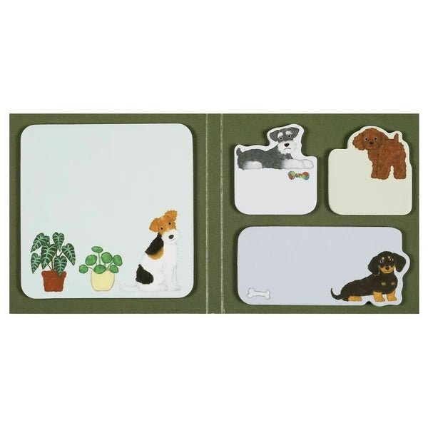 Japanese Mini Memo Sticky Notes, Good Life Dogs - Scents of Japan