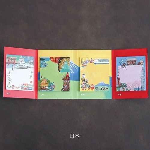 Japanese Mini Memo & Sticky Notes, Japan - Scents of Japan