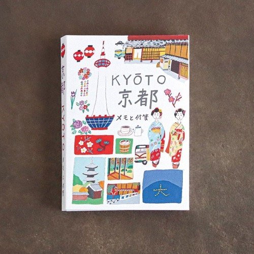 Japanese Mini Memo & Sticky Notes, Kyoto - Scents of Japan