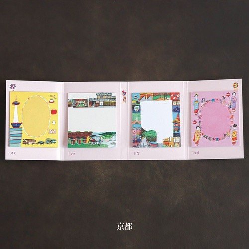 Japanese Mini Memo & Sticky Notes, Kyoto - Scents of Japan