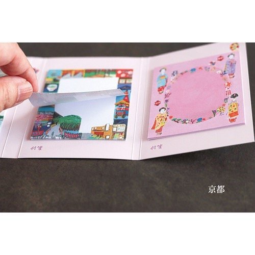 Japanese Mini Memo & Sticky Notes, Kyoto - Scents of Japan