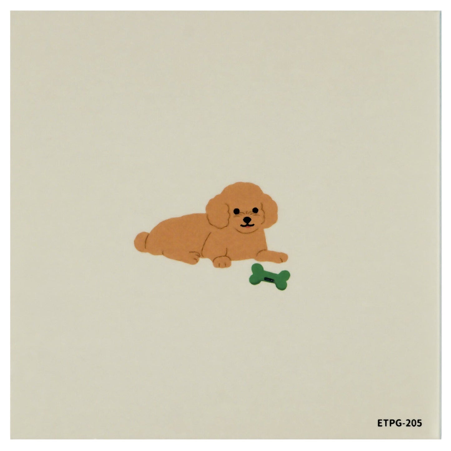 Japanese Mini Memo Sticky Notes, Poodles - Scents of Japan