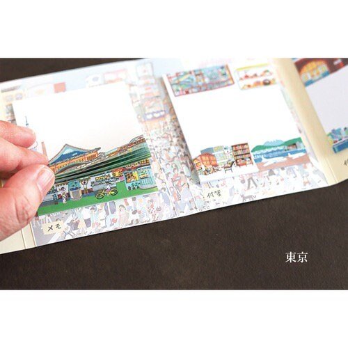 Japanese Mini Memo & Sticky Notes, Tokyo - Scents of Japan