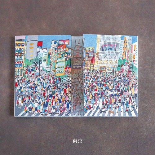 Japanese Mini Memo & Sticky Notes, Tokyo - Scents of Japan