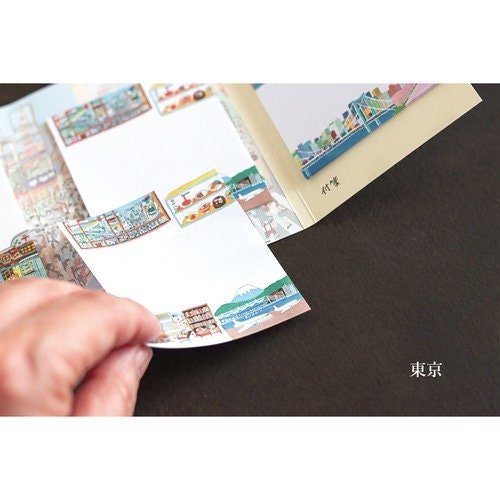 Japanese Mini Memo & Sticky Notes, Tokyo - Scents of Japan
