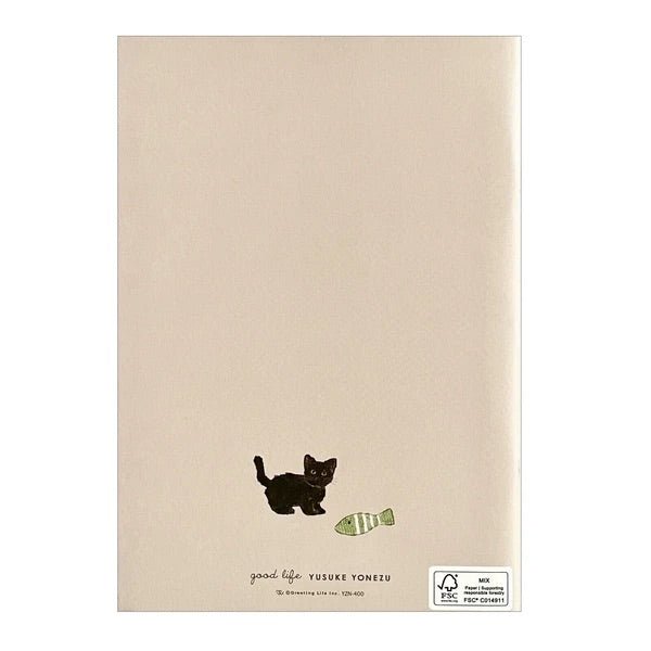 Japanese Notebook, A5, Cats, Design 1 - Scents of Japan