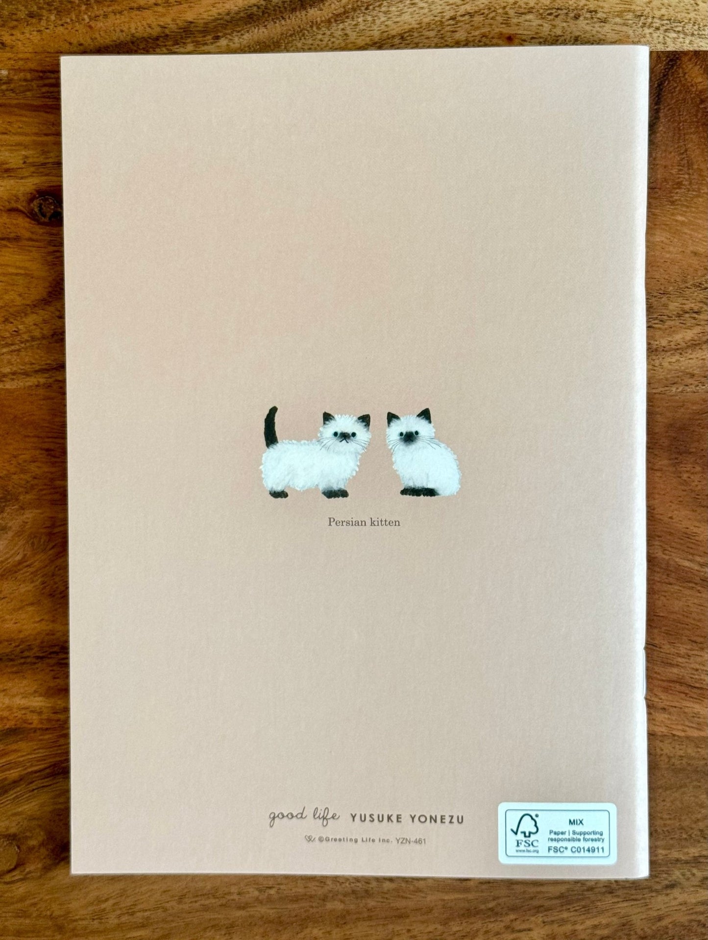 Japanese Notebook, A5, Cats, Design 2 - Scents of Japan