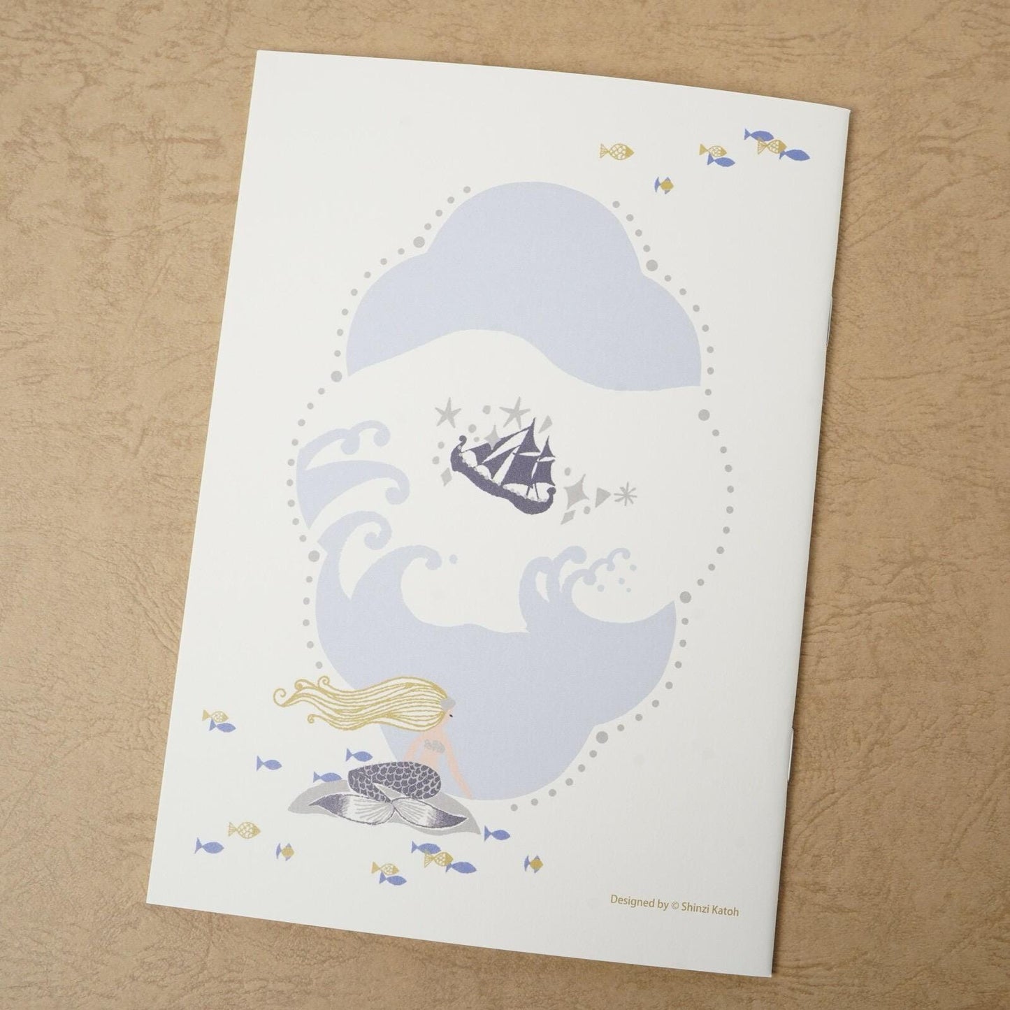 Japanese Notebook, A5, Fairy Tale Mermaid Princess - Scents of Japan