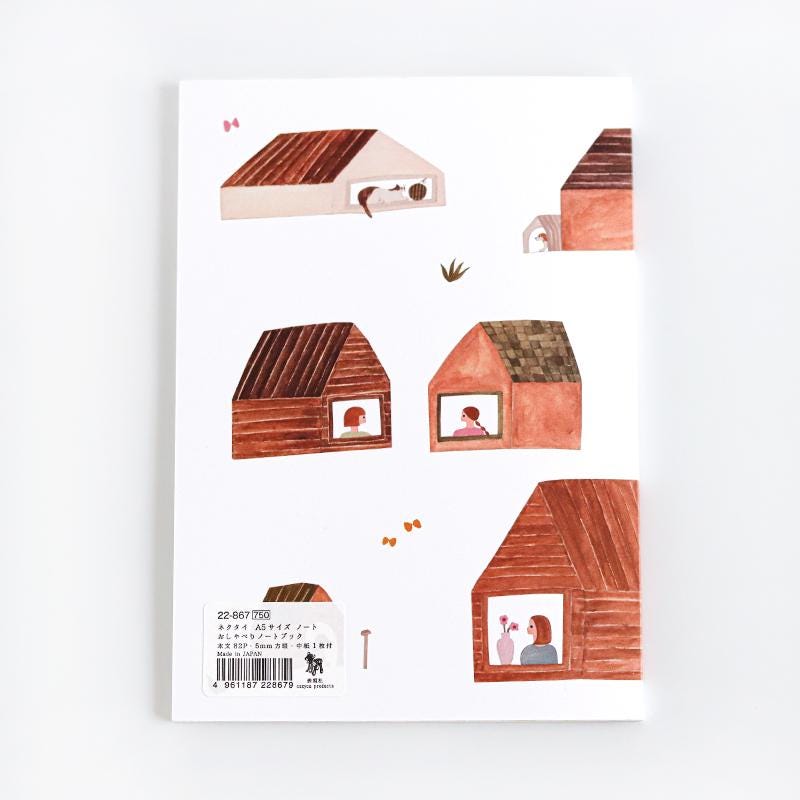 Japanese Notebook, A5, Farmhouse - Scents of Japan
