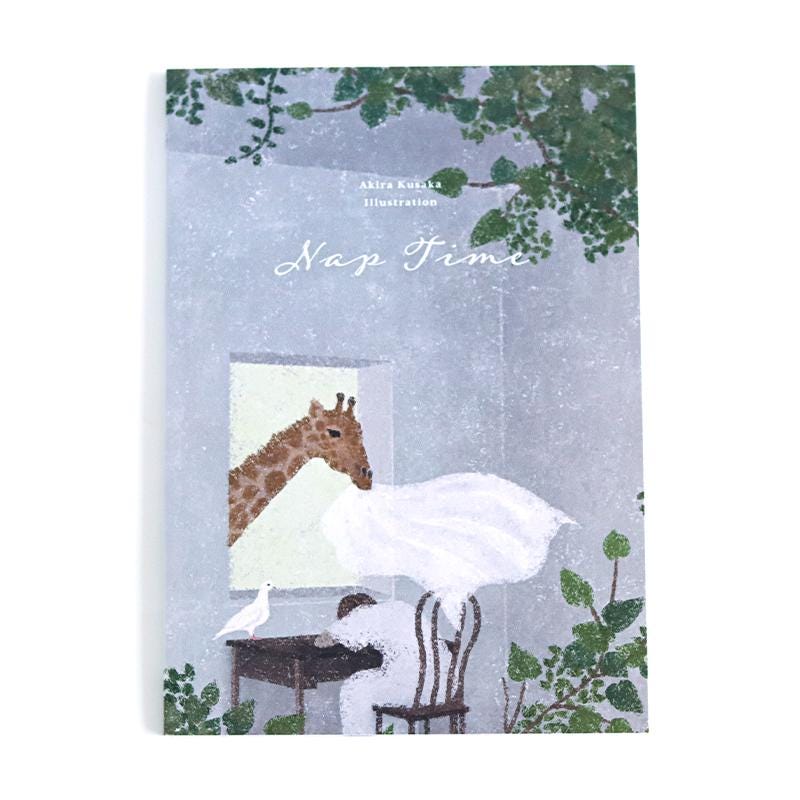 Japanese Notebook, A5, Giraffe Naptime - Scents of Japan