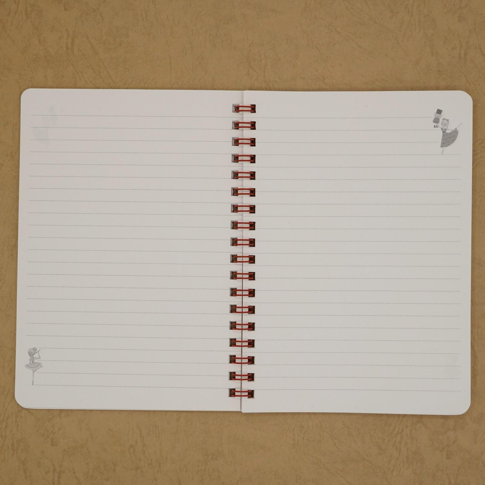 Japanese Notebook, Spiral Bound, Ballet, Nutcracker - Scents of Japan