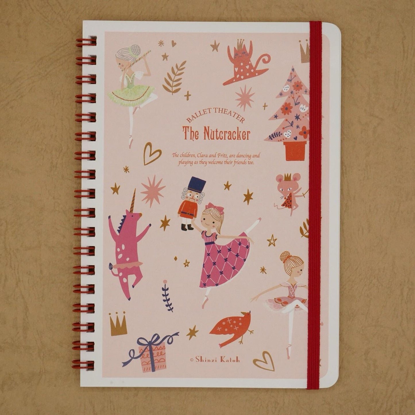 Japanese Notebook, Spiral Bound, Ballet, Nutcracker - Scents of Japan
