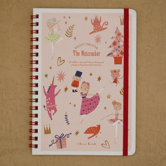 Japanese Notebook, Spiral Bound, Ballet, Nutcracker - Scents of Japan