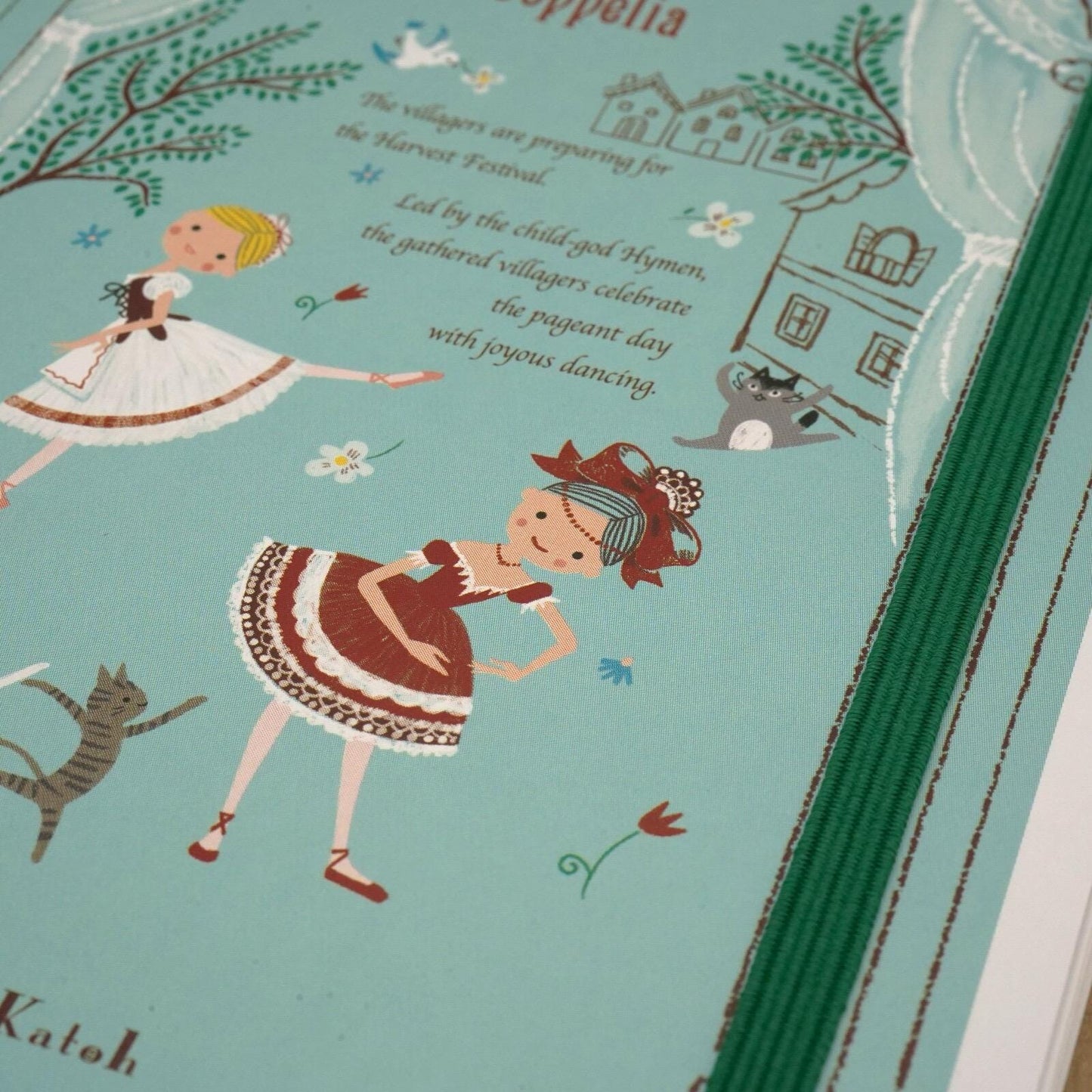 Japanese Notebook, Spiral Bound, Ballet Theatre, Copperia - Scents of Japan