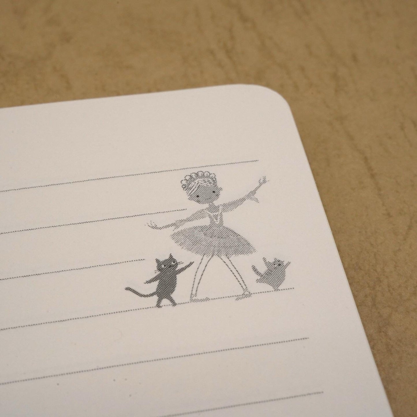 Japanese Notebook, Spiral Bound, Sleeping Beauty - Scents of Japan