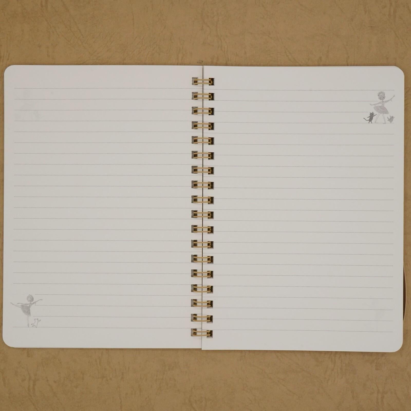 Japanese Notebook, Spiral Bound, Sleeping Beauty - Scents of Japan