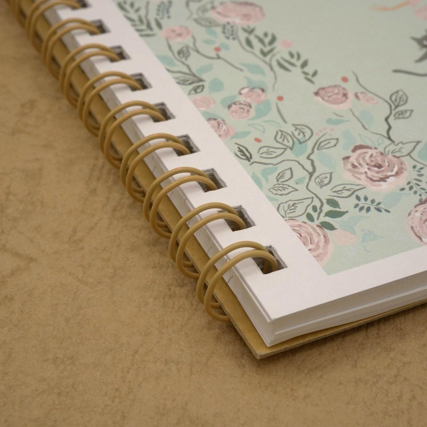 Japanese Notebook, Spiral Bound, Sleeping Beauty - Scents of Japan