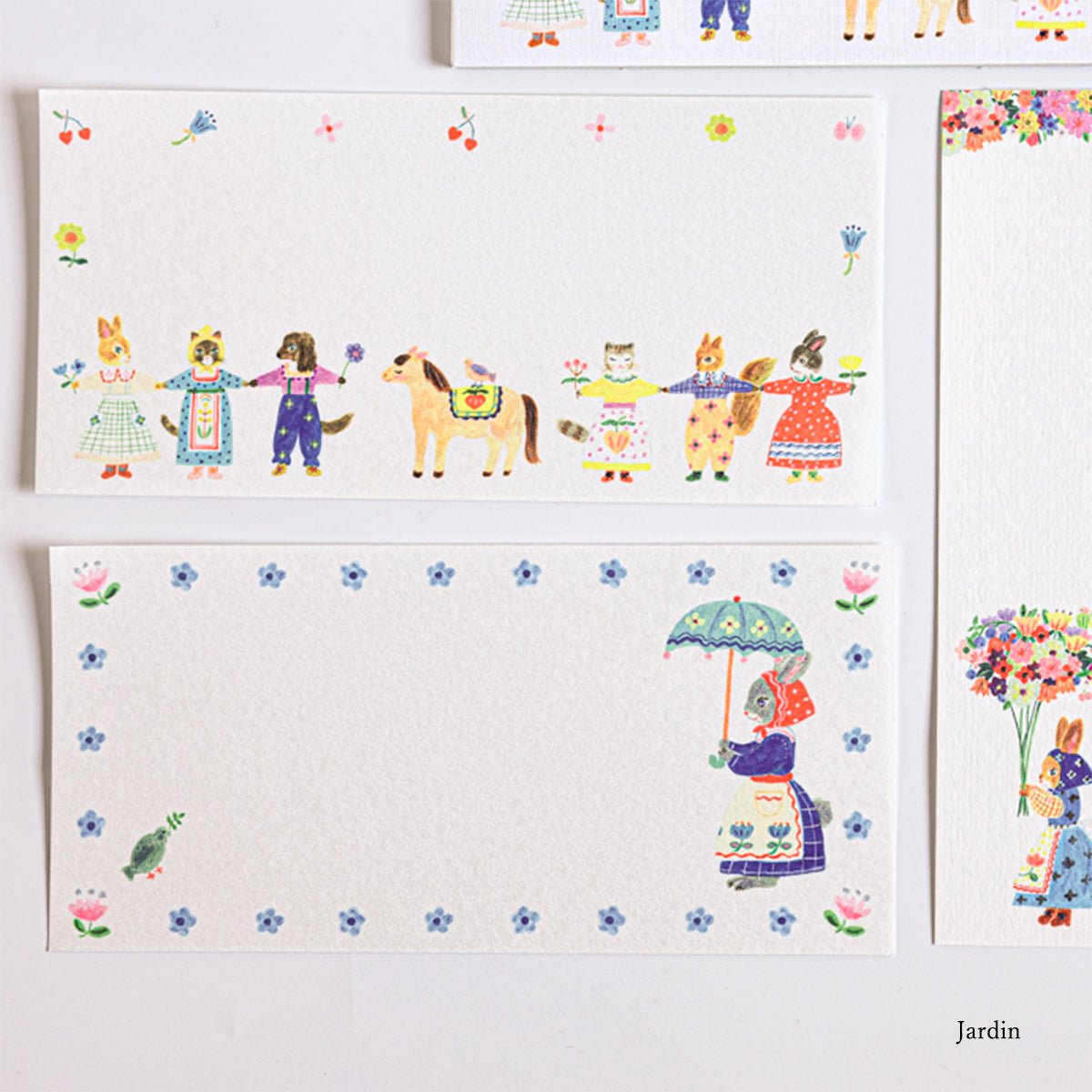 Japanese Notepad, Long, Animals - Scents of Japan